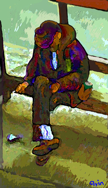 bus stop dude 11 18 04.JPG - 129063 Bytes